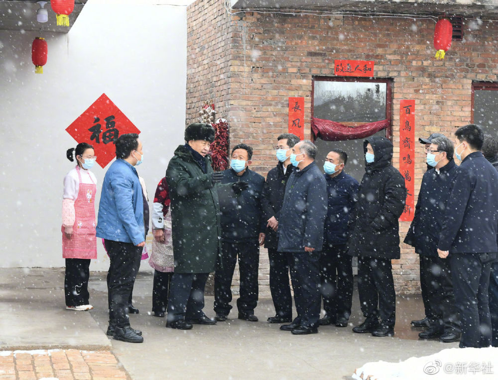 习近平春节前夕赴山西看望慰问基层干部群众