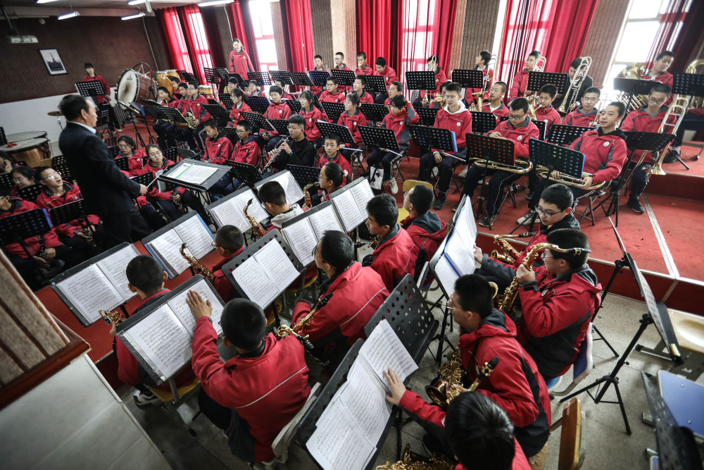 新华全媒 丨"双减"后的首个寒假,这里的孩子"奏出"快乐乐章_临潭宣传