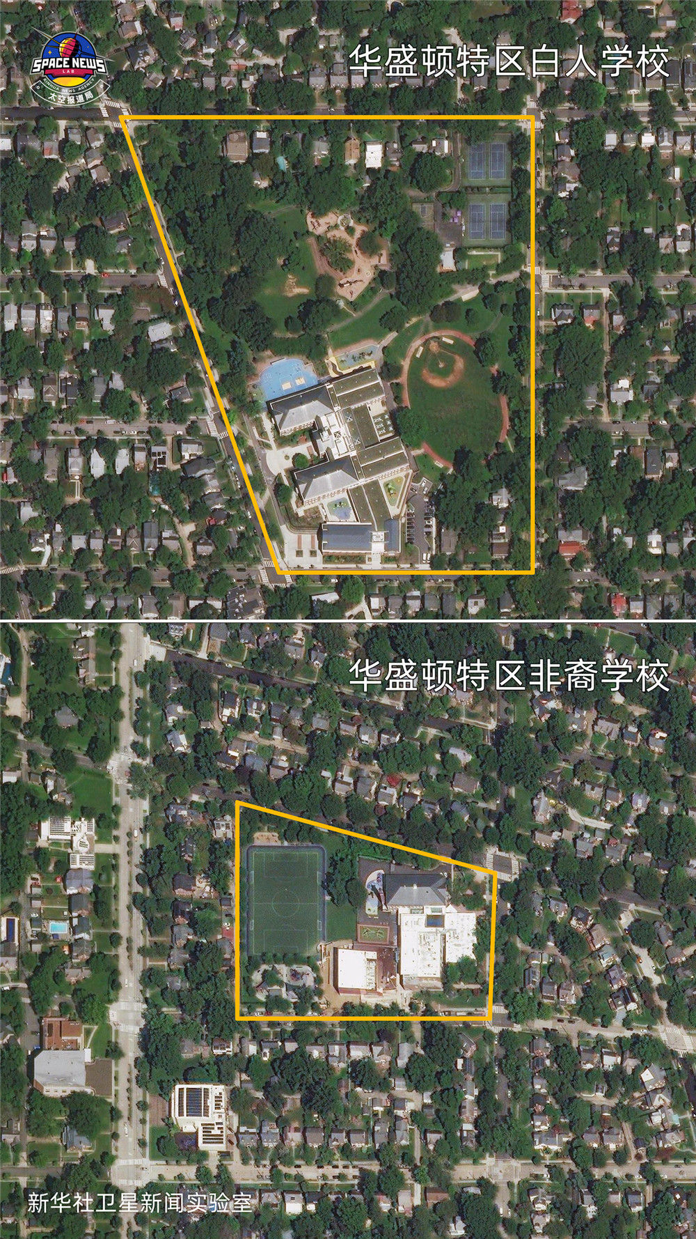 卫星影像显示美国城市顽疾