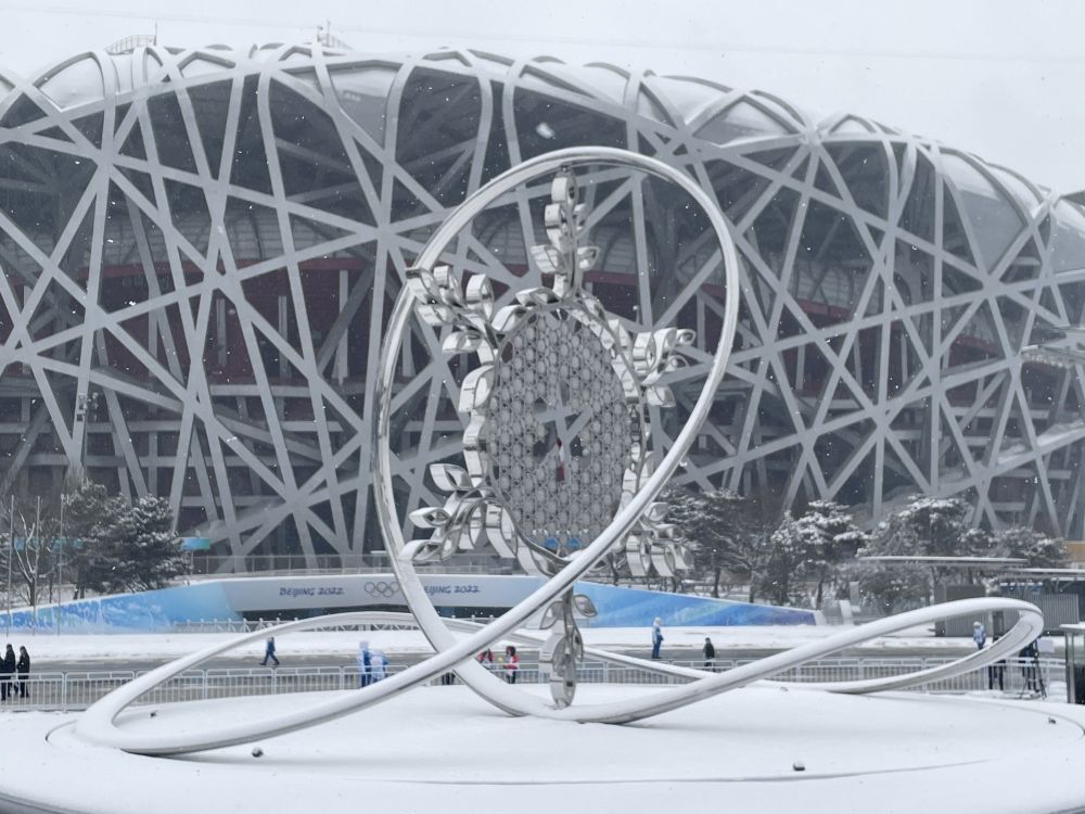 当冬奥遇上大雪,氛围感直接被拉满!