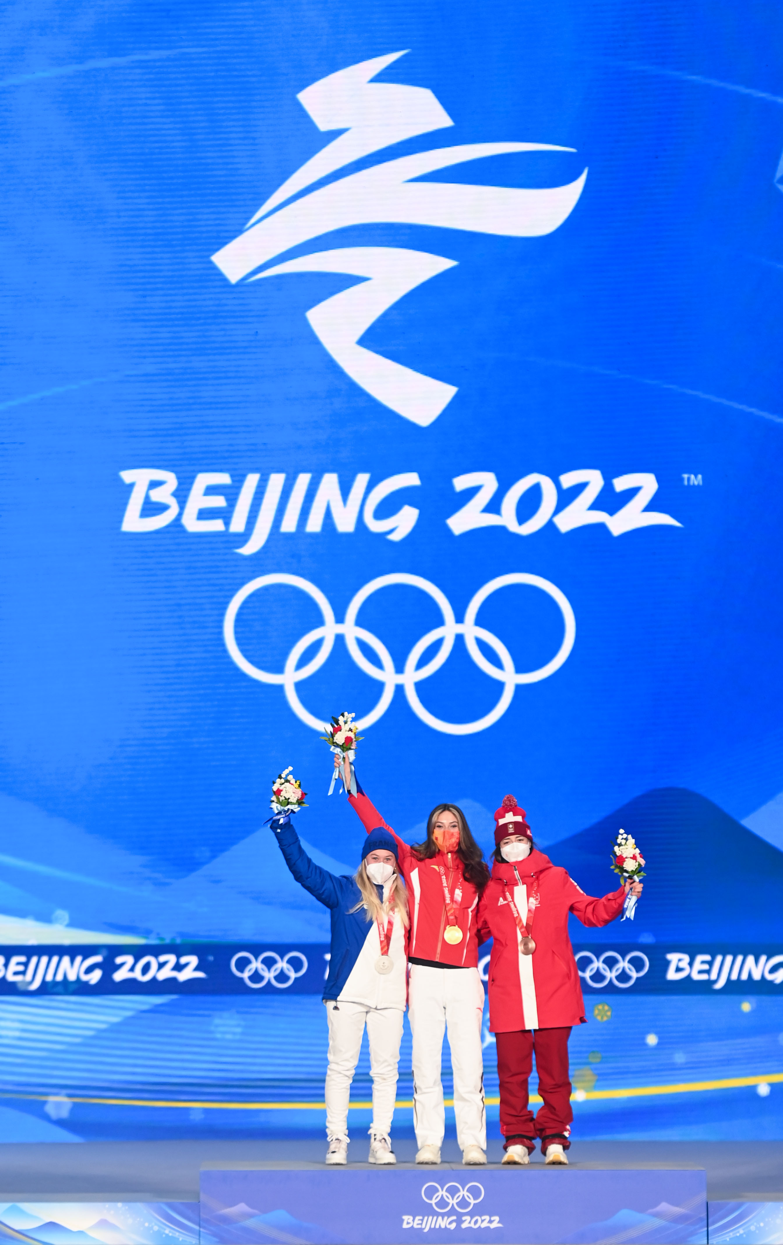 2022冬奥会领奖照片图片