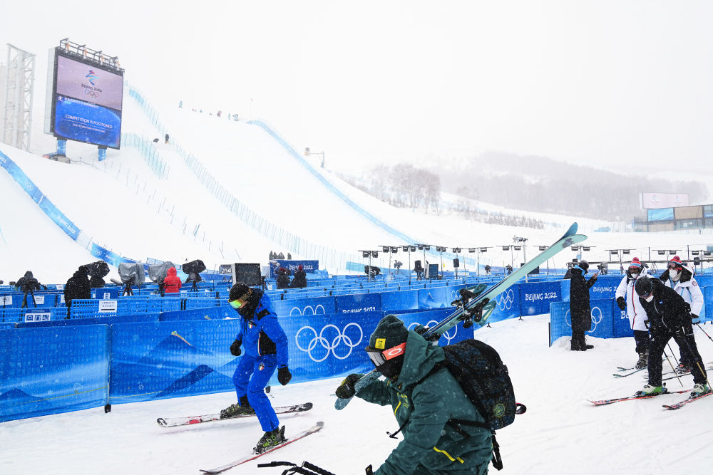 当冬奥遇上大雪,氛围感直接被拉满!