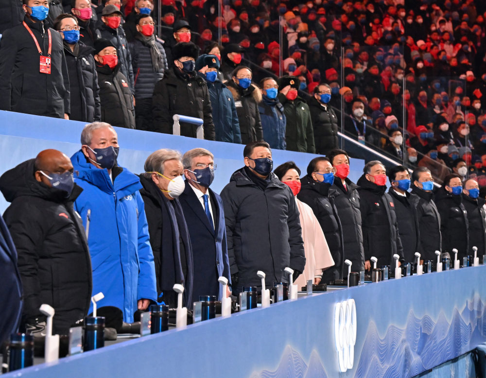 携手向未来的团结交响——记习近平主席出席北京冬奥会开幕式并举行系列外事活动
