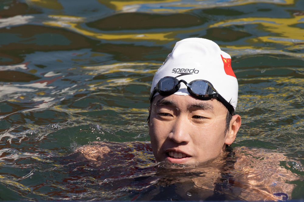 中国选手孟瑞在比赛中,最终他位列第十七.