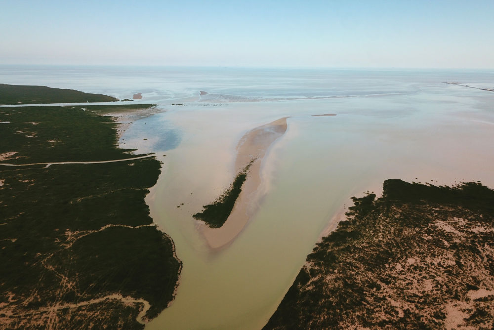 俯瞰黄河入海口-人民互联网电视