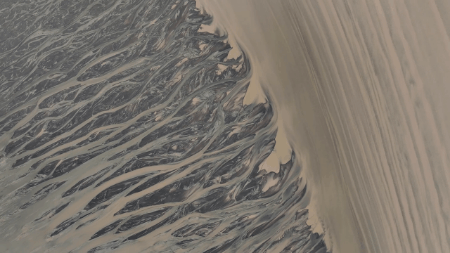 钱塘江入海口，这一幕令人惊叹