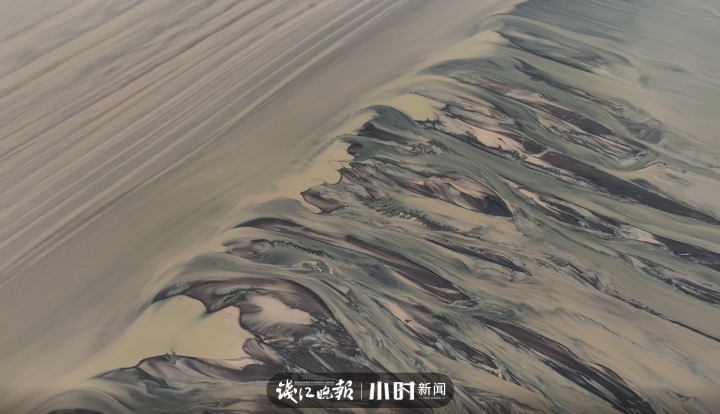 錢(qián)塘江入?？冢@一幕令人驚嘆