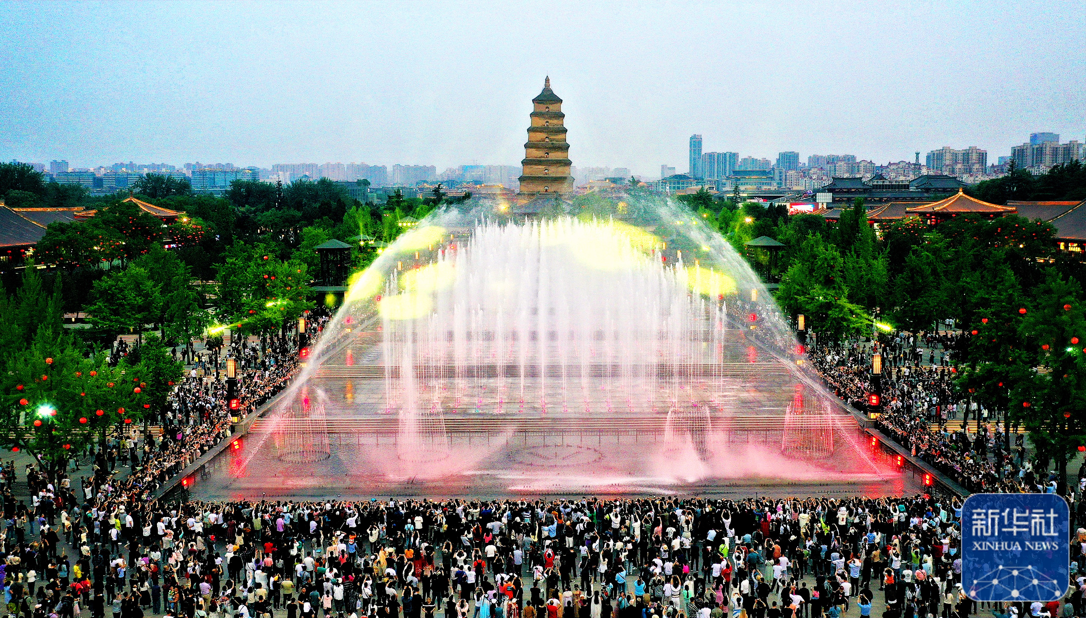 西安红旗广场图片