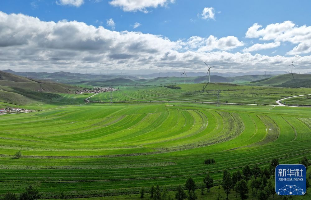河北沽源草原天路好风光