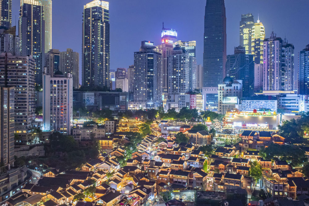 老城夜景 灯火醉人