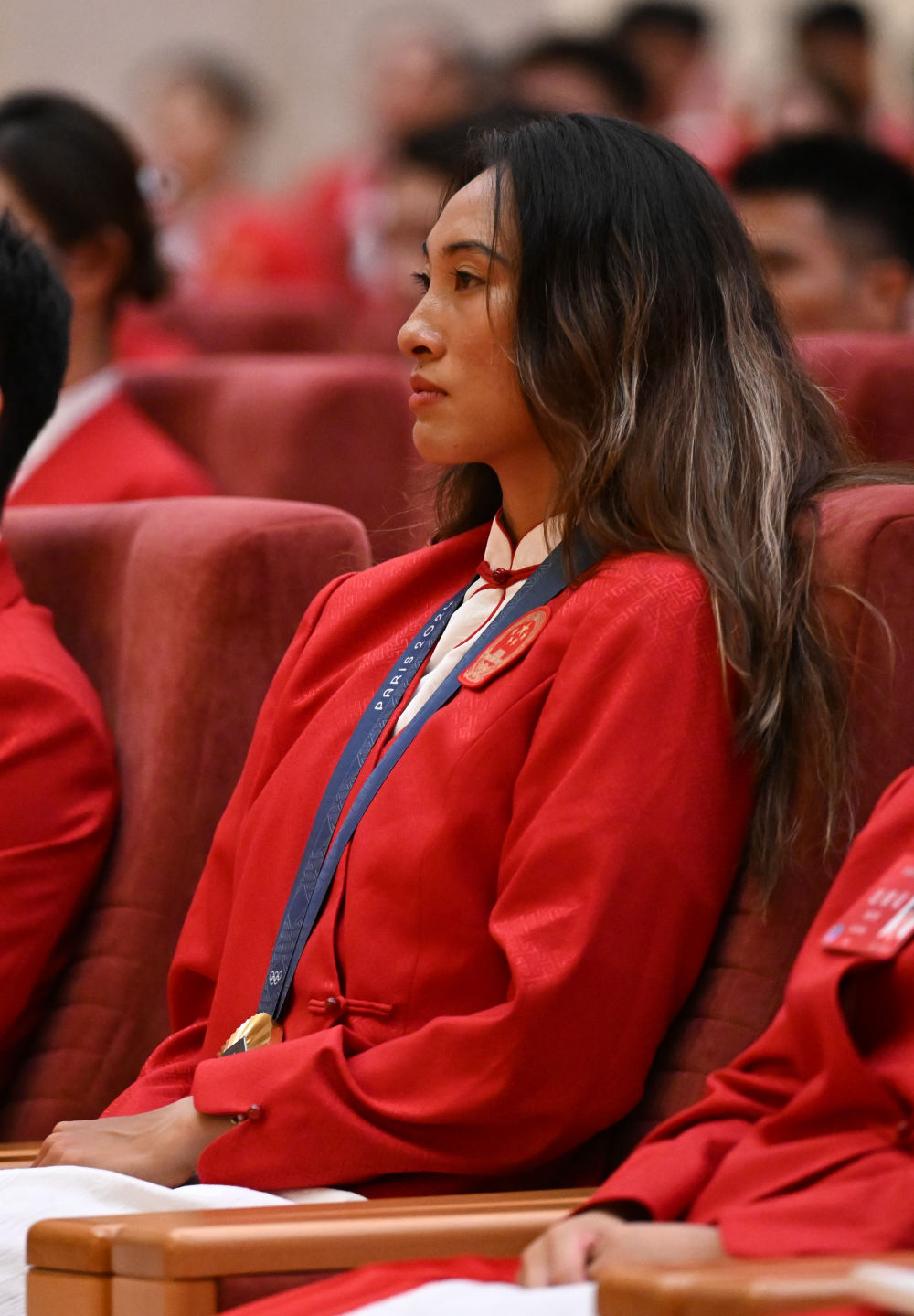 中国体育代表团总结大会现场图,你认出哪些熟悉面孔