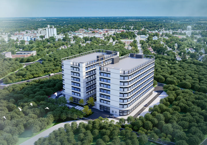 花都区秀全街道村镇工业园升级改造效果图。（受访对象供图）