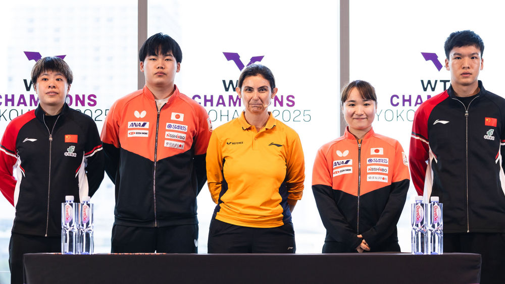 WTT横滨冠军赛林诗栋、孙颖莎分列男女头号种子