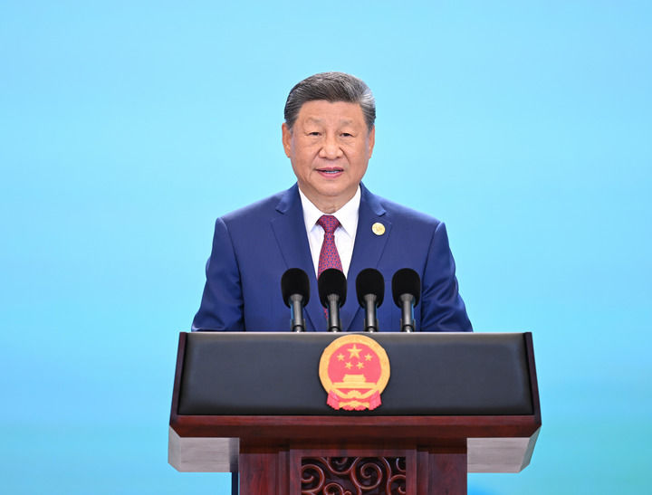 上合組織天津峰會|習(xí)近平和彭麗媛為出席2025年上海合作組織峰會的國際貴賓舉行歡迎宴會