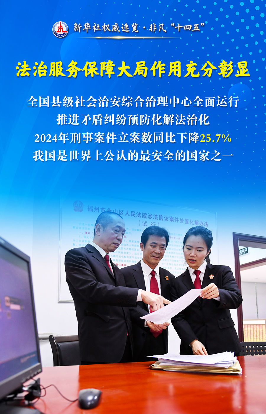 新华社权威速览·非凡“十四五”丨法治中国建设取得突破性进展、历史性成就