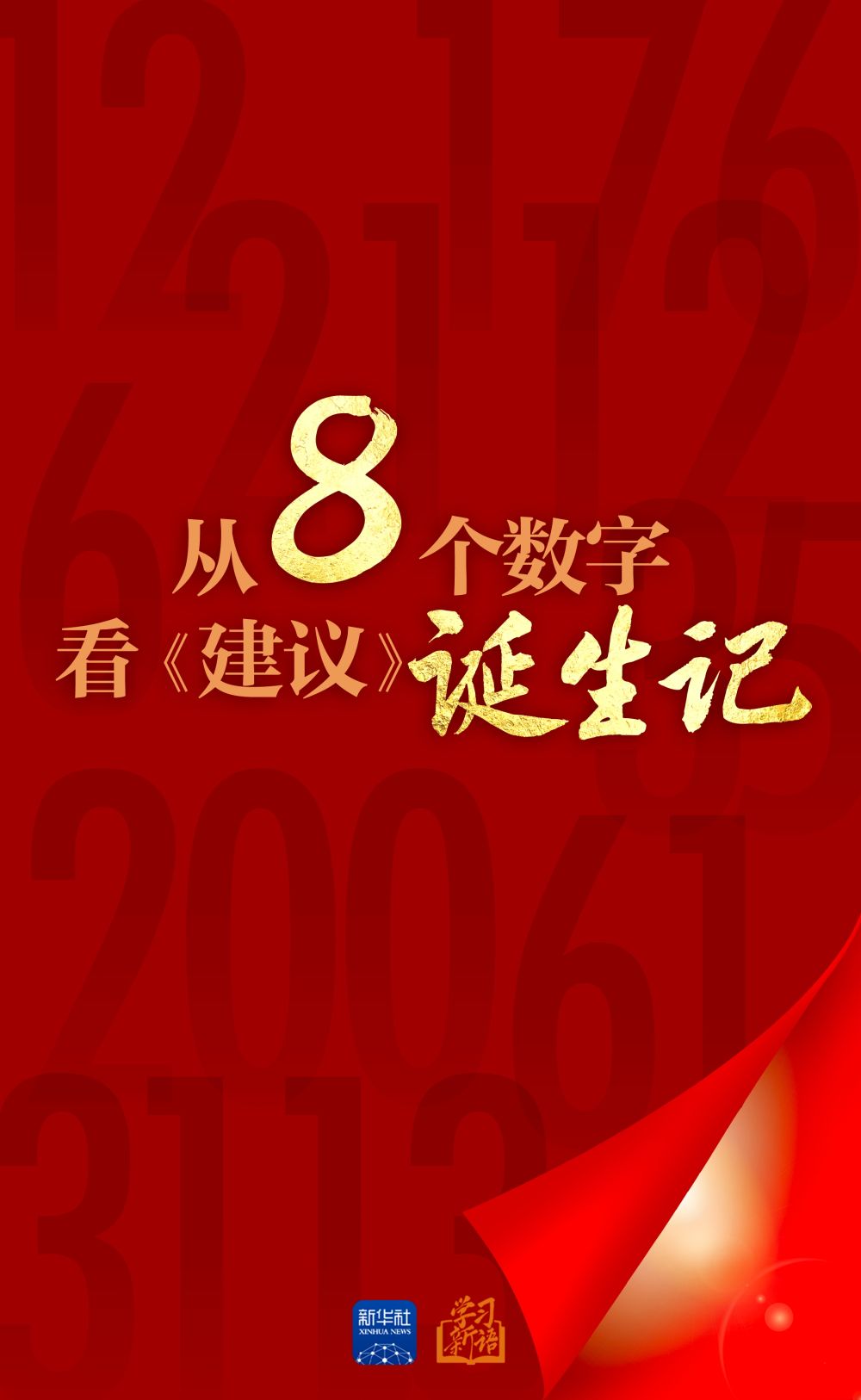 创意海报｜从8个数字看《建议》诞生记