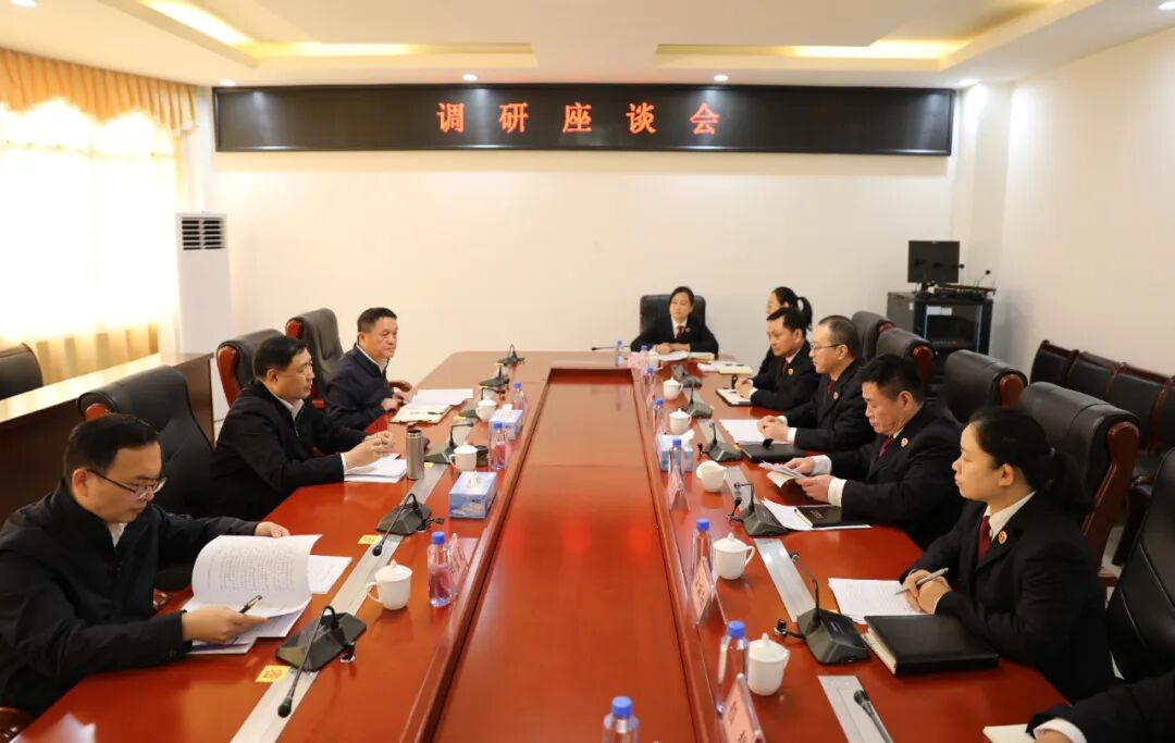 省检察院调研组到芦溪县检察院调研指导检察工作