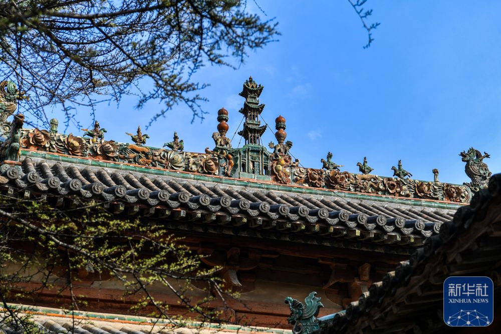 住在古建顶上的“精灵”