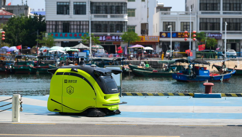 智慧环卫集中亮相博鳌