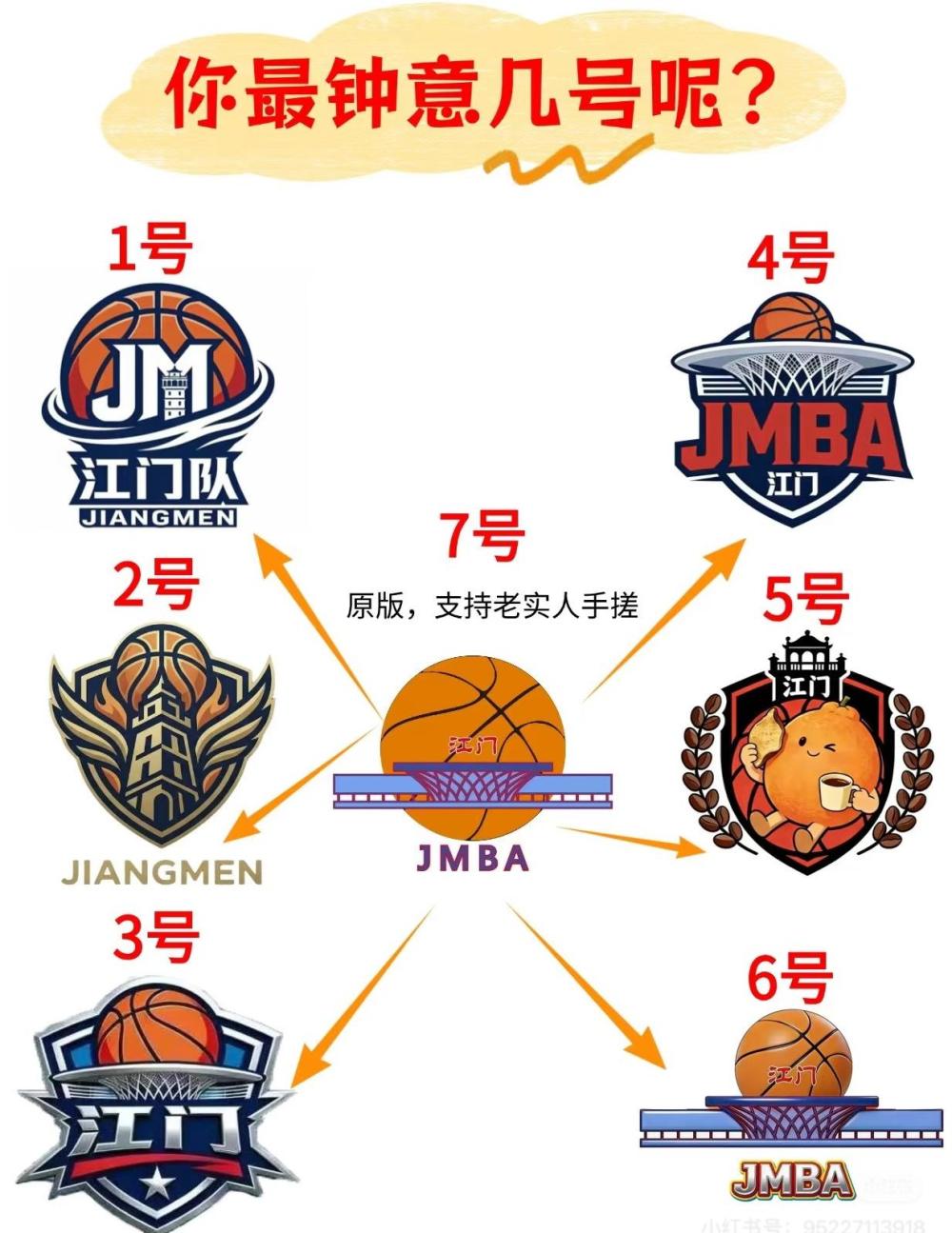 江门队原版队徽和网友提出的修改版本