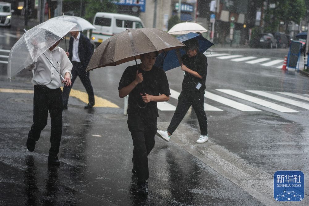 台风“蔷薇”登陆日本