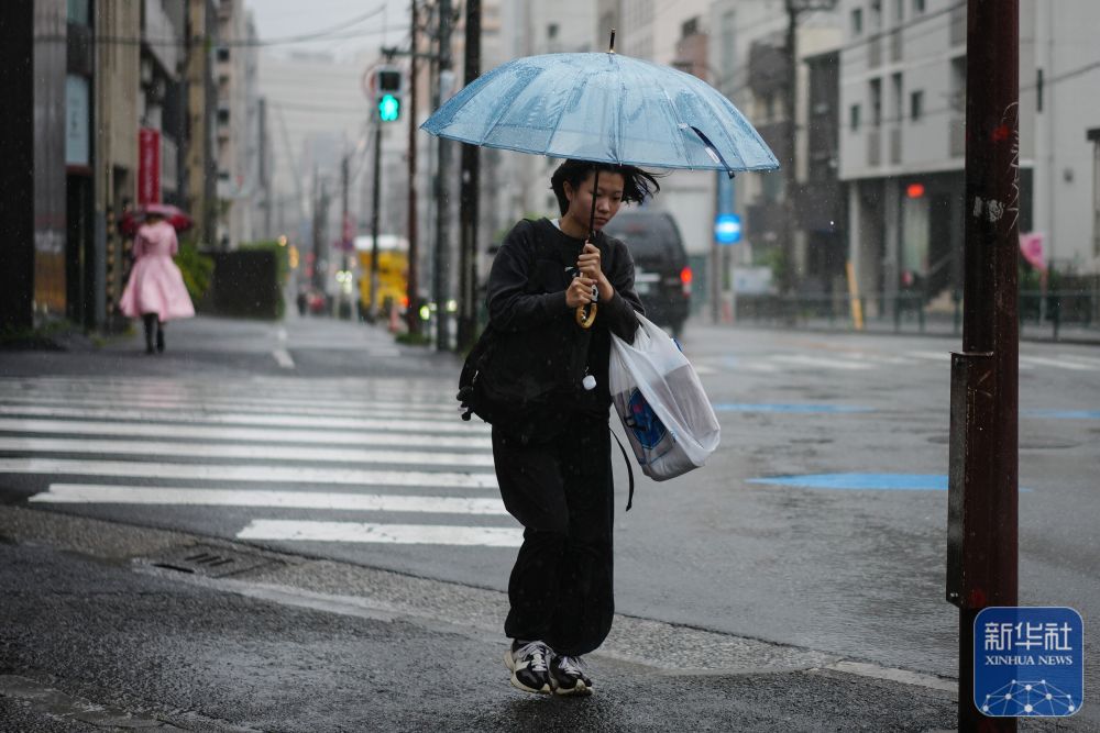 台风“蔷薇”登陆日本