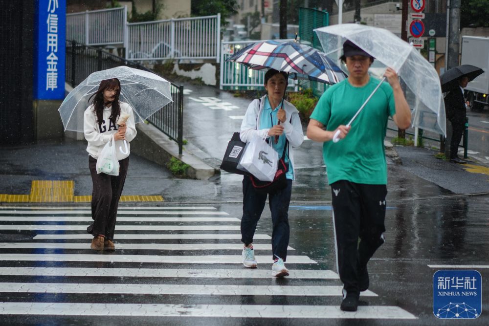 台风“蔷薇”登陆日本