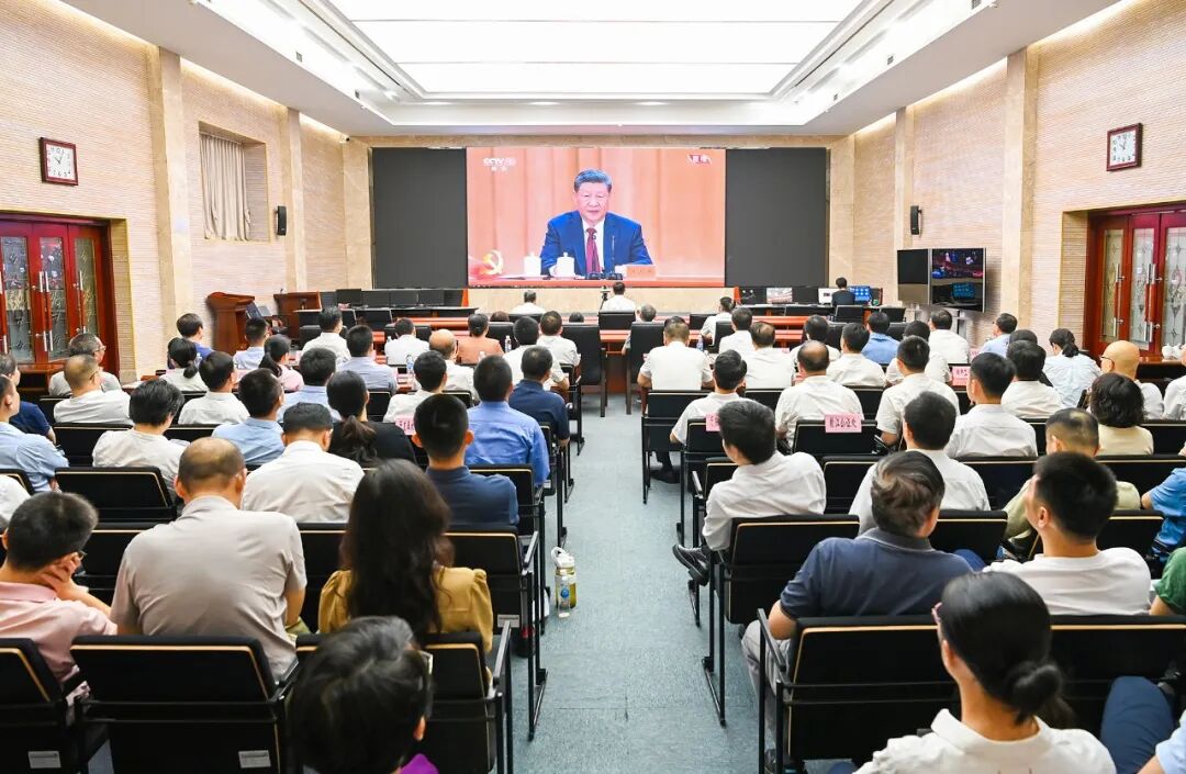 全省司法行政机关集中收听收看庆祝中国共产党成立105周年大会盛况