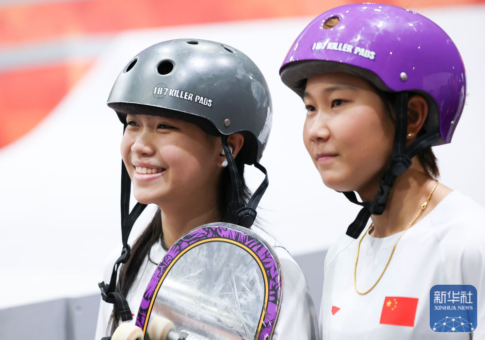 亚运会｜中国选手获滑板女子街式赛冠、季军