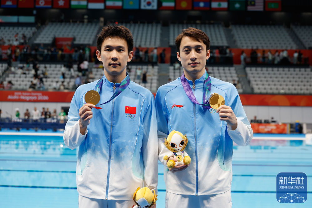 亚运会｜杨昊/练俊杰获游泳男子双人10米台金牌