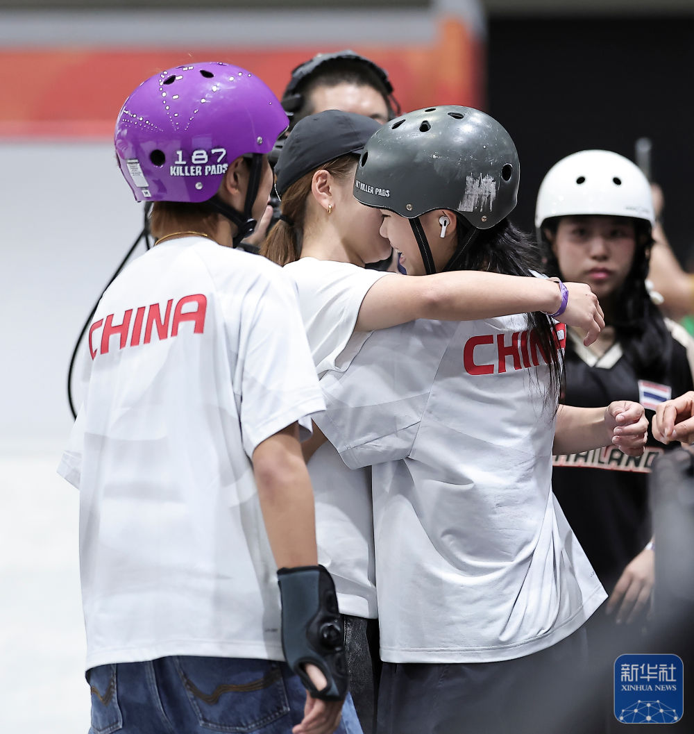 亚运会｜中国选手获滑板女子街式赛冠、季军