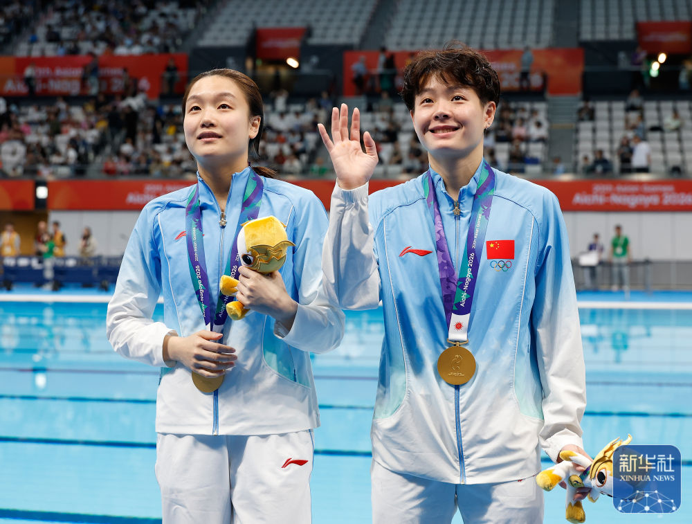 亚运会｜陈艺文、陈佳获跳水女子双人3米跳板冠军